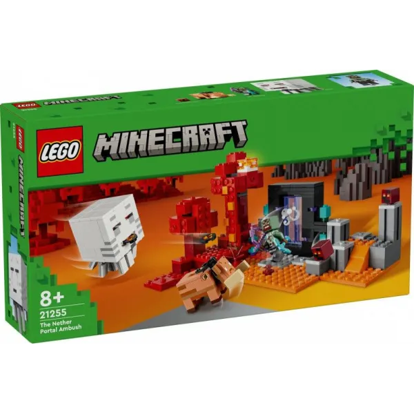 Klocki Minecraft 21255 Zasadzka w portalu do Netheru