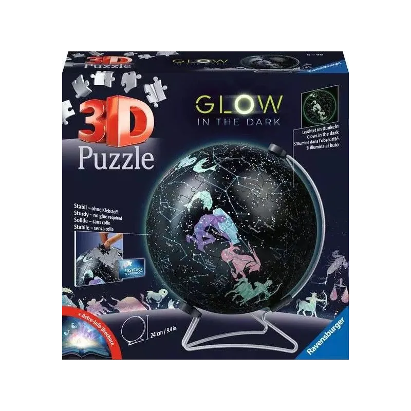 Puzzle 3D Globus Konstelacje