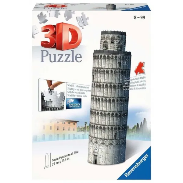 Puzzle 3D Budynki Krzywa Wieza w Pizie