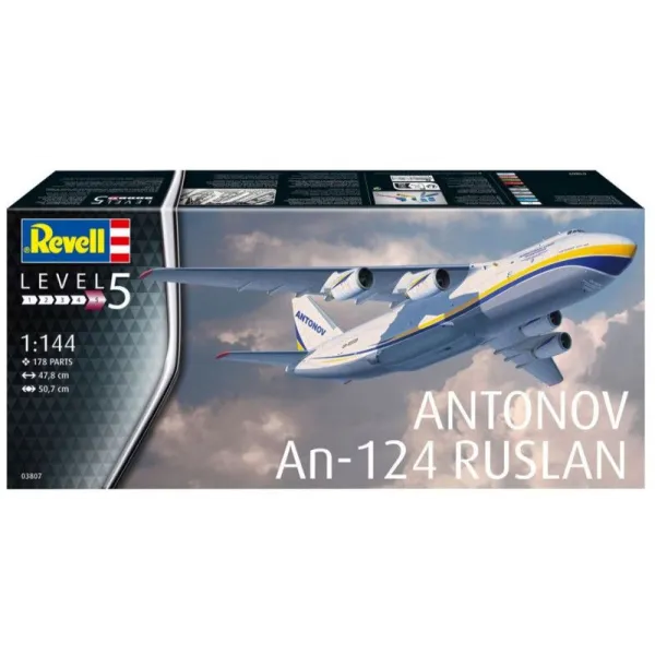 Model plastikowy Antonov AN-124 Ruslan 1/144