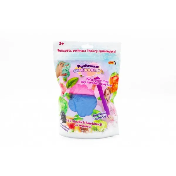 Masa plastyczna Pachnąca Chmurkolina 1 pack, seria 4, Mix kolorów (2x30g) Różowy+Niebieski (jeżyna)