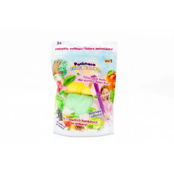 Masa plastycza Pachnąca Chmurkolina 1 pack, seria 4, MIX KOLORÓW (2x30g) Zielony+żółty (limonka)