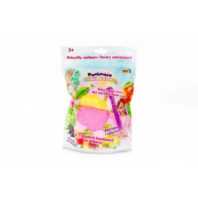Masa plastyczna Pachnąca Chmurkolina 1 pack, seria 4, MIX KOLORÓW (2x30g) Różowy+żółty (mango)