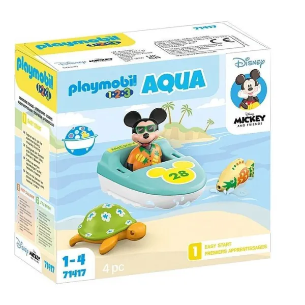 Zestaw z figurką 1.2.3 Disney 71417 Myszka Miki i wycieczka łódką