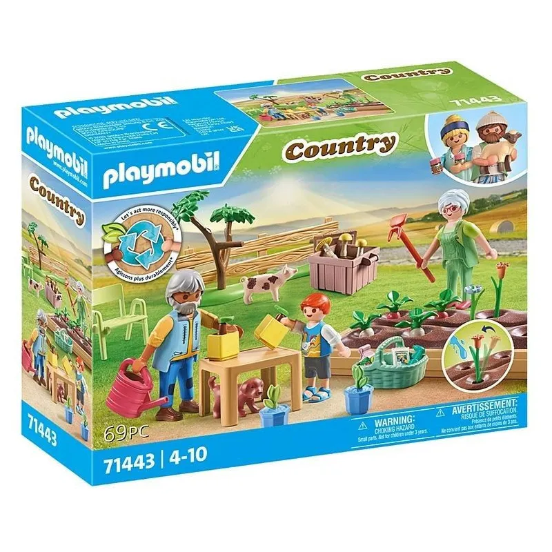 Zestaw z figurkami Country 71443 Ogródek warzywny u dziadka