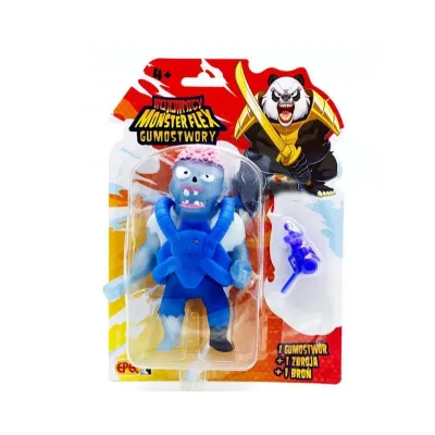 Figurka Gumostwory Wojownicy Kosmiczne Zombie ze świecącym laserowym pistoletem