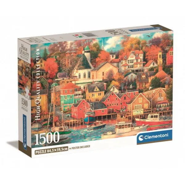 Puzzle 1500 elementów Compact Good Times Harbor