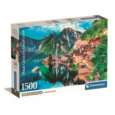Puzzle 1500 elementów Compact Hallstatt