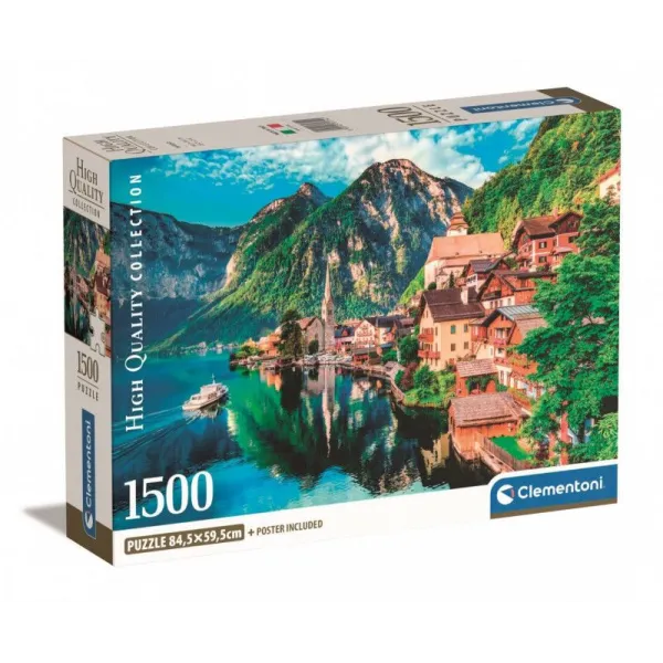 Puzzle 1500 elementów Compact Hallstatt