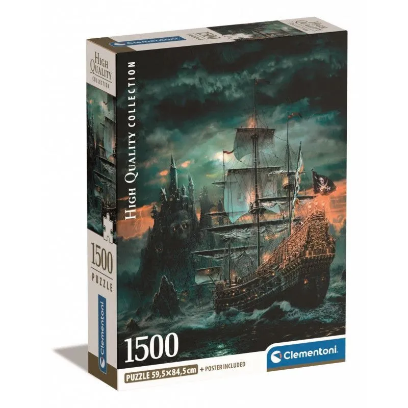 Puzzle 1500 elementów Compact The Pirates Ship