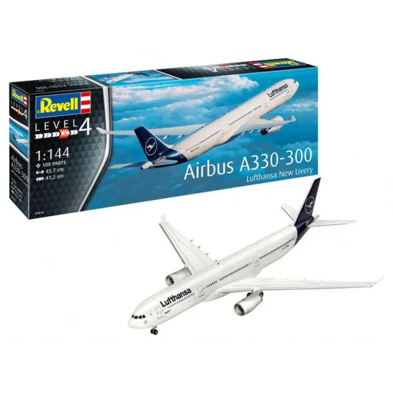 Model plastikowy Samolot Airbus A330-300 Lufthansa 1/144