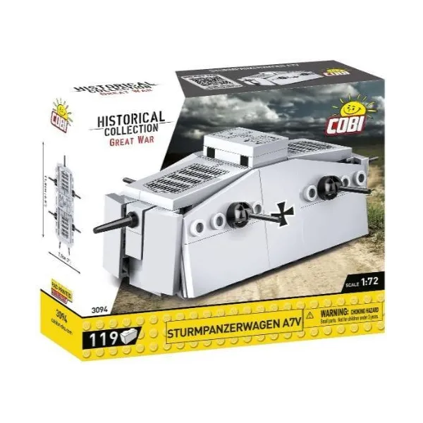 Klocki Sturmpanzerwagen A7V