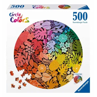 Puzzle 500 elementów Paleta kolorów Tropiki