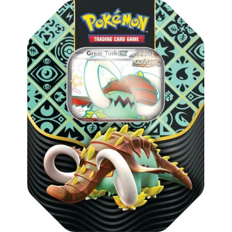 Karty Paldean Fates Tin Great Tusk