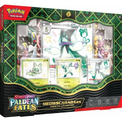 Karty Paldean Fates Premium Collection Meowscarada