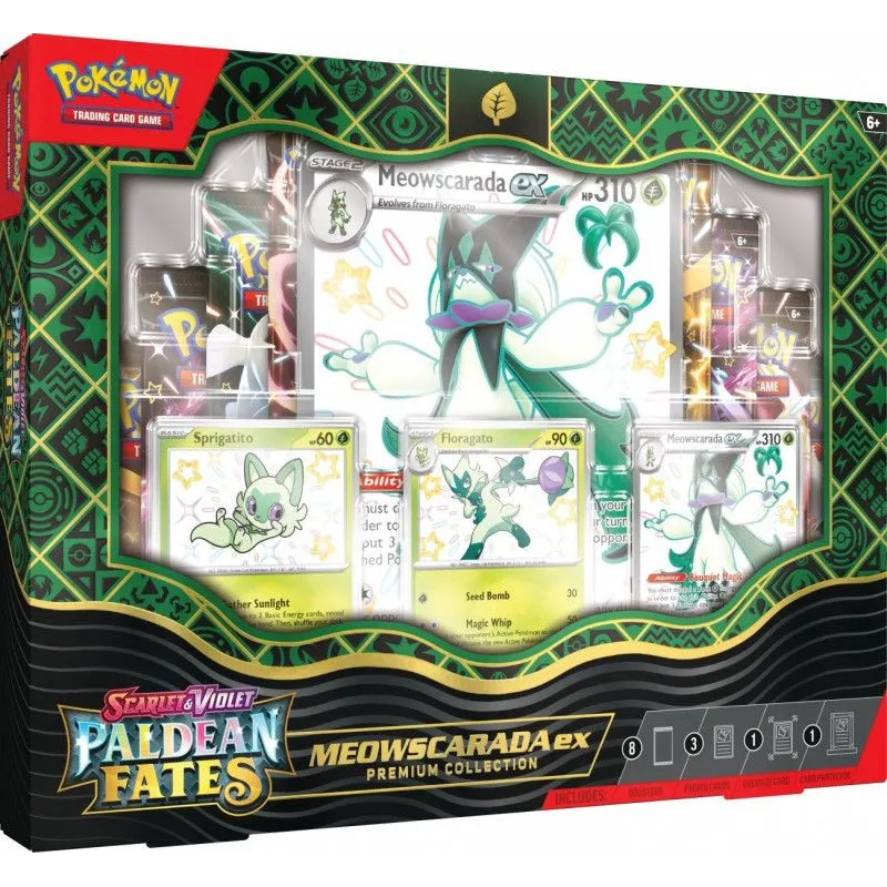 Karty Paldean Fates Premium Collection Meowscarada