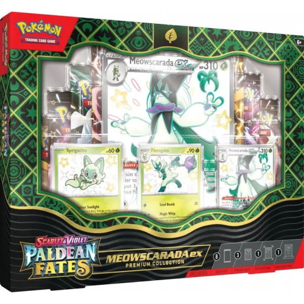 Karty Paldean Fates Premium Collection Meowscarada