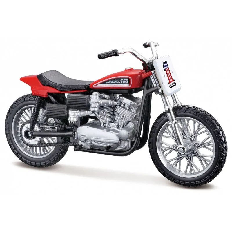 Model metalowy HD 1972 XR750 Racing bike 1/18