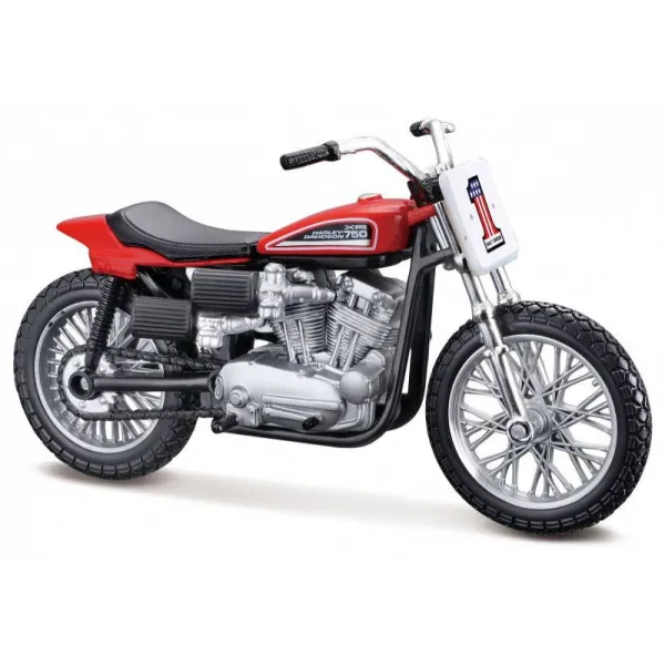 Model metalowy HD 1972 XR750 Racing bike 1/18