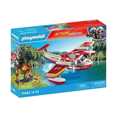 Zestaw figurek Action Heroes 71463 Samolot straży pożarnej z funkcją gaszenia pożaru