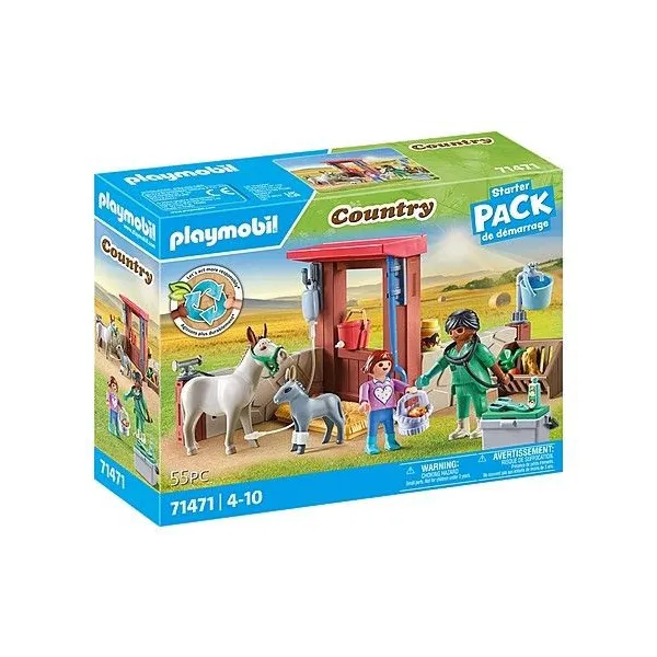 Zestaw figurek Country 71471 Weterynarz z osiołkami