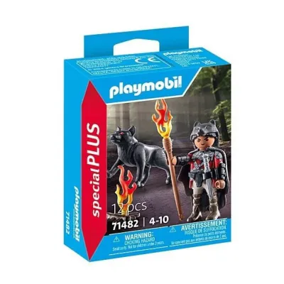Figurka Special Plus 71482 Wojownik z wilkiem