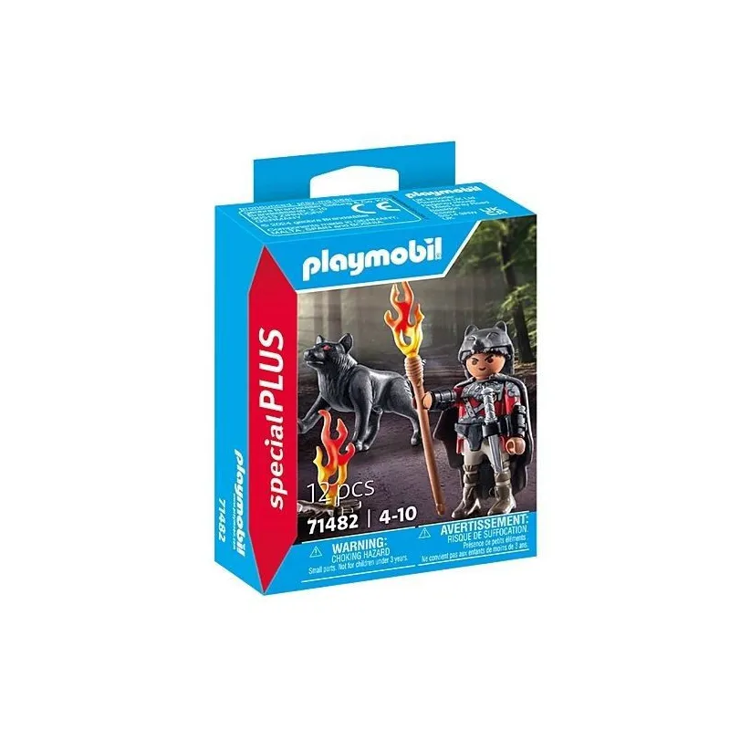 Figurka Special Plus 71482 Wojownik z wilkiem