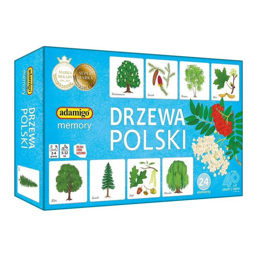 Gra Memory - Drzewa Polski