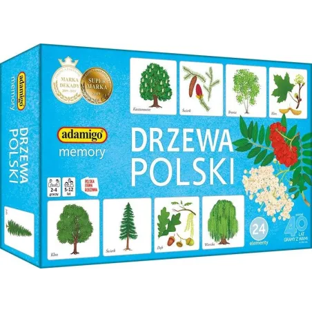 Gra Memory - Drzewa Polski