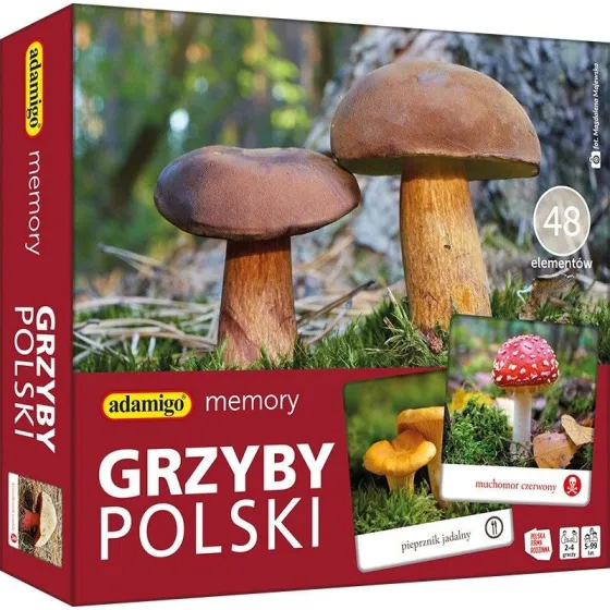 Gra Memory - Grzyby Polski