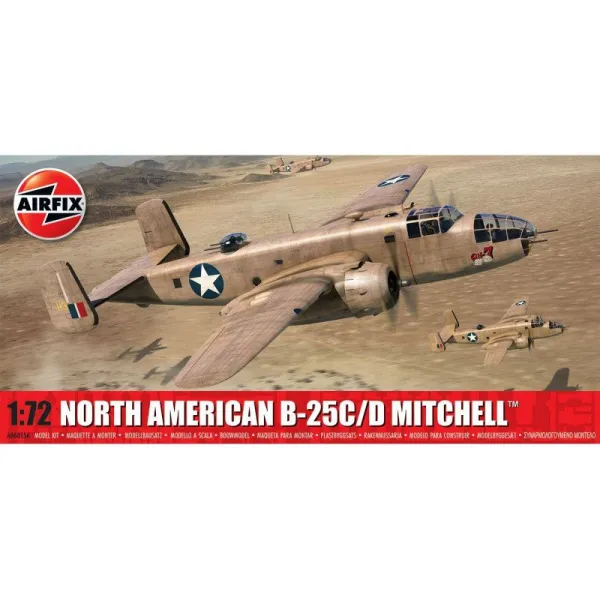 Airfix 06015A Model do sklejania North American B-25C/D Mitchell 1/72