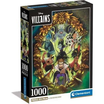 Puzzle 1000 elementów Compact Disney Villains