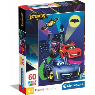 Puzzle 60 elementów Super Kolor Batwheels