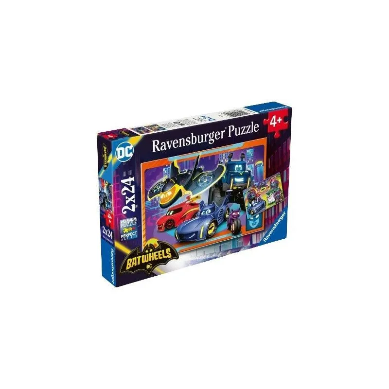 Puzzle 2x24 elementy Batwheels