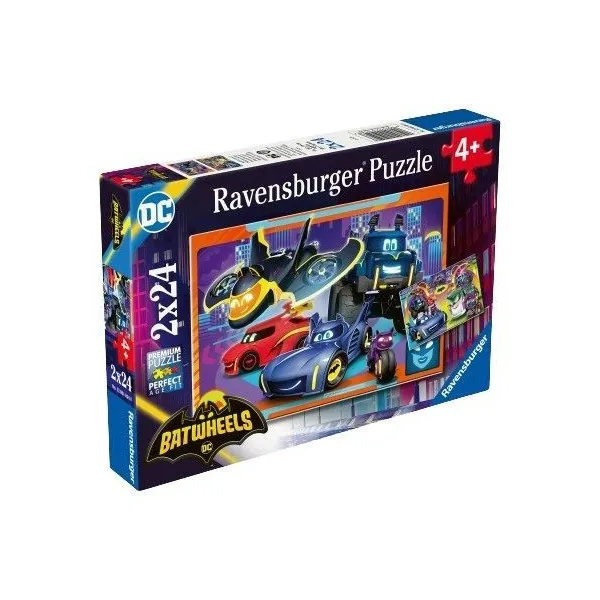 Puzzle 2x24 elementy Batwheels