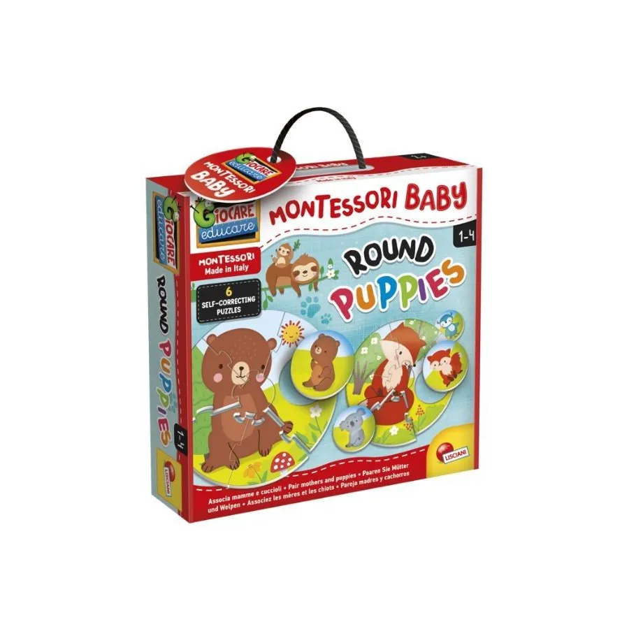 Gra logiczna Montessori - Okrągłe puzzle