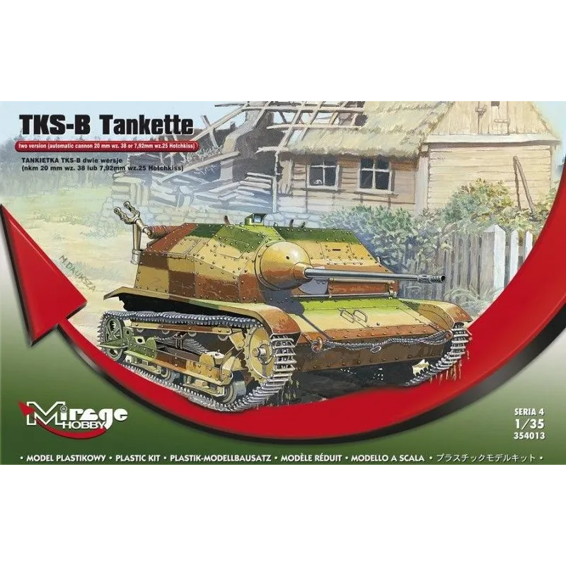 Model plastikowy Tankietka TKS-B