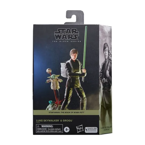 Figurka F8345 2-Pack Luke Skywalker & Grogu 15 cm Star Wars: The Book of Boba Fett Black Series