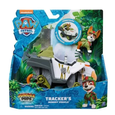 Pojazd z figurką Psi Patrol Patrol z dżungli Tracker