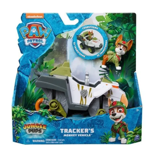 Pojazd z figurką Psi Patrol Patrol z dżungli Tracker