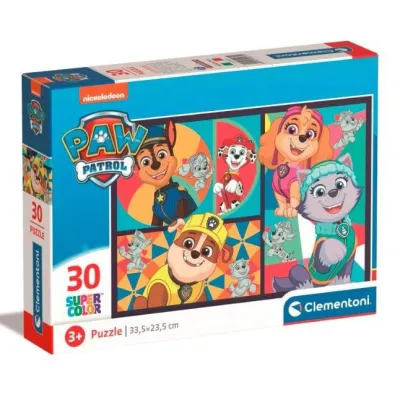 Puzzle 30 elementów Super Kolor Paw Patrol