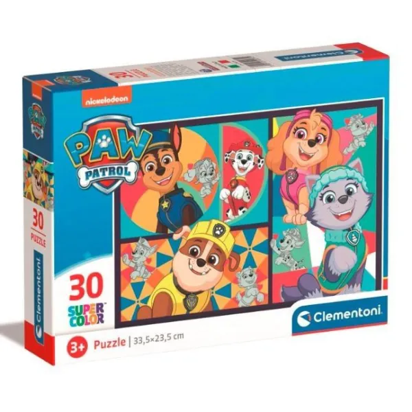 Puzzle 30 elementów Super Kolor Paw Patrol