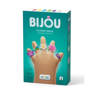 Masa Plastyczna Hey Clay Bijou Flower Rings
