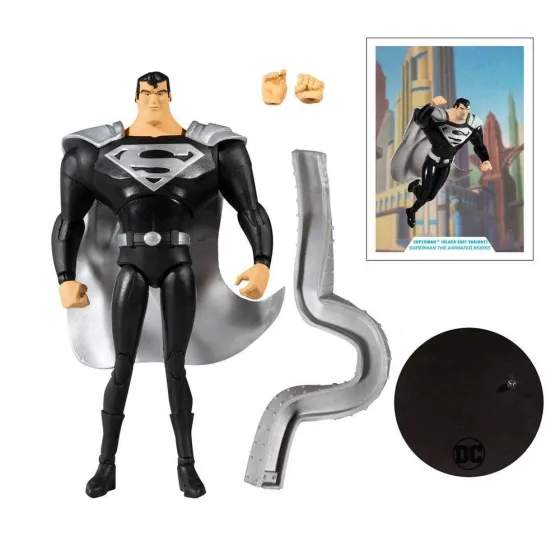 Figurka DC Multiverse Superman: The Animated Series - Superman Black Suit Variant