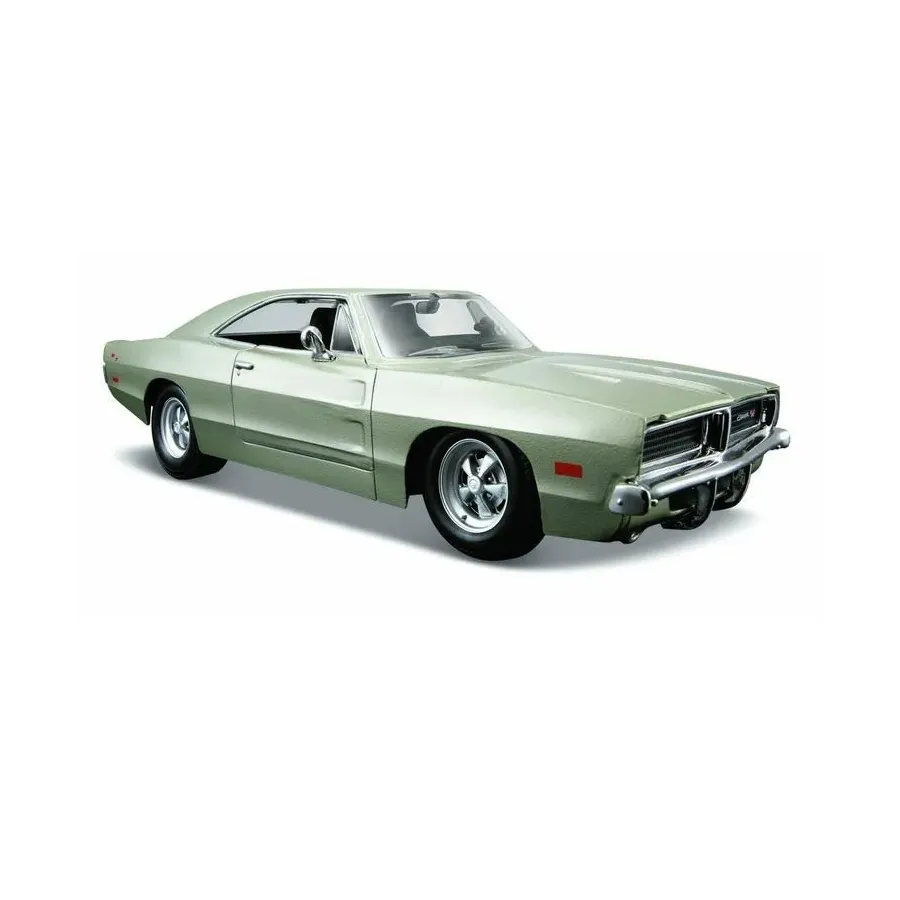 Model kompozytowy Dodge Charger R/T 1969 srebrny