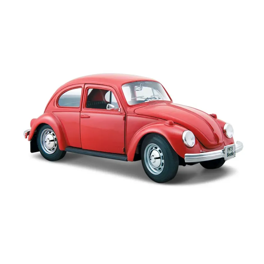 Model kompozytowy Volkswagen Beetle 1973 czerwony