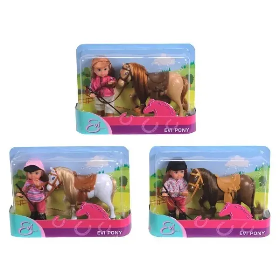 Lalka EVI Pony z Koniem