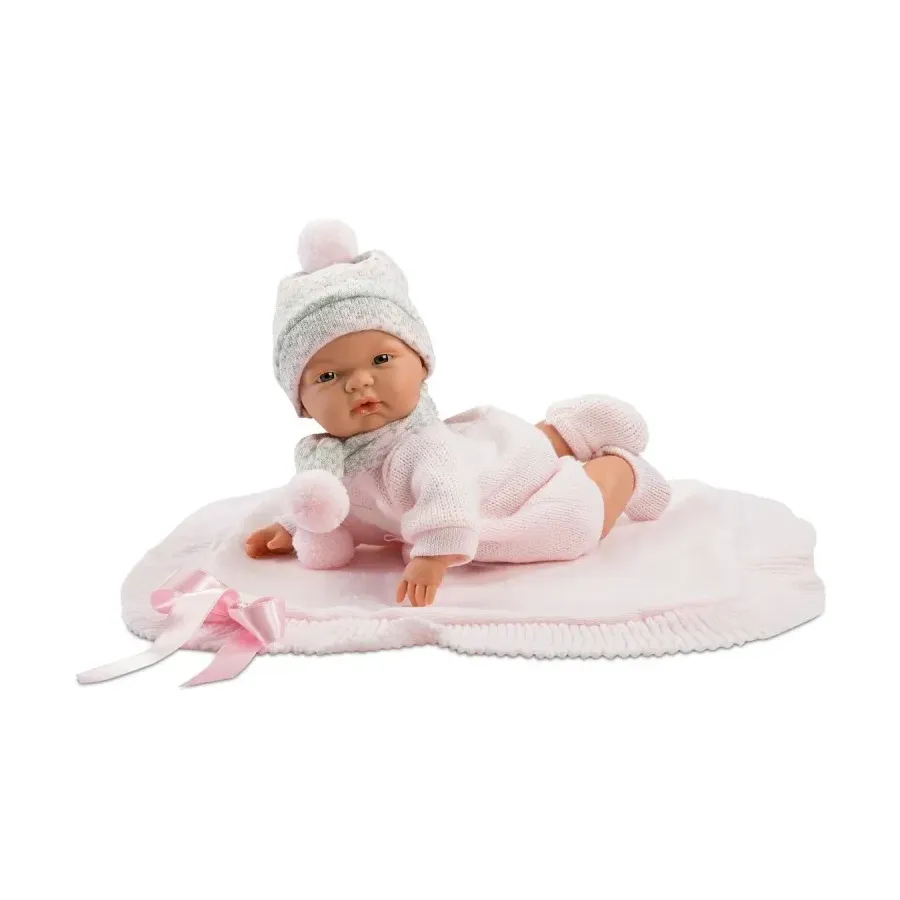 Lalka bobas z dźwiękiem, płacze i mówi mama, papa