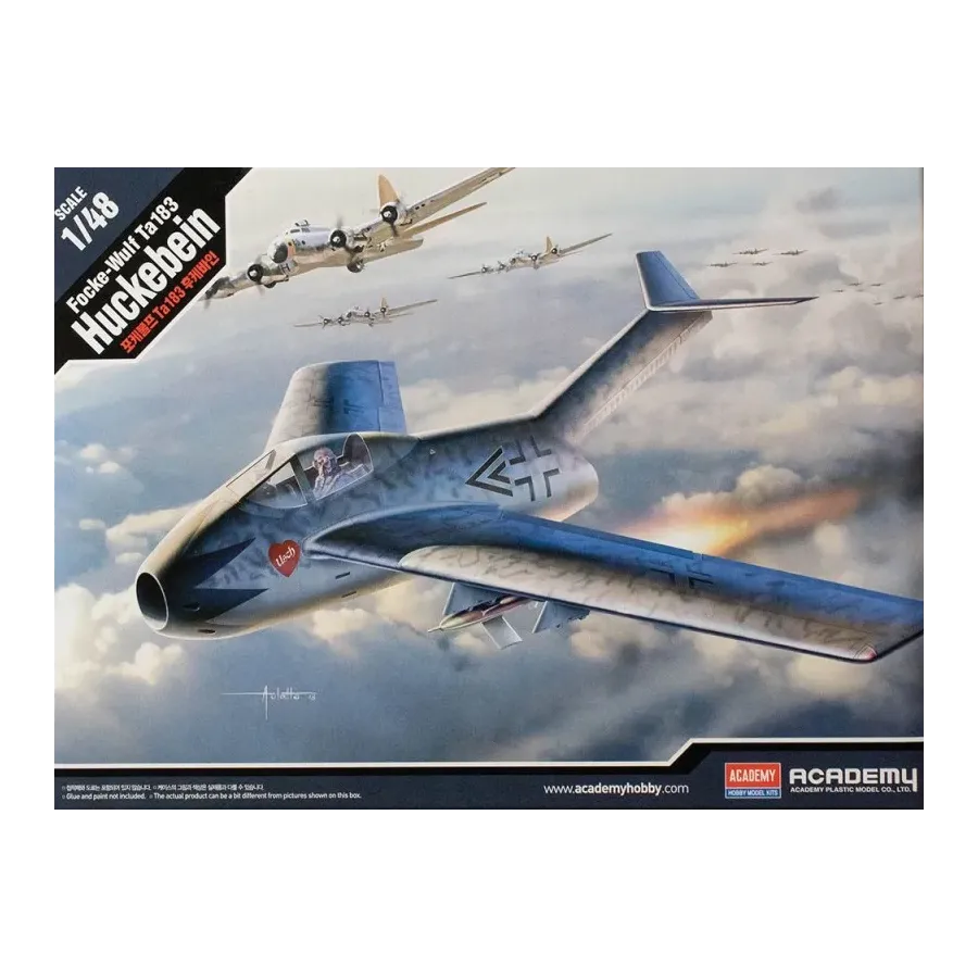 Model plastikowy Focke-Wulf TA183 Huckebein