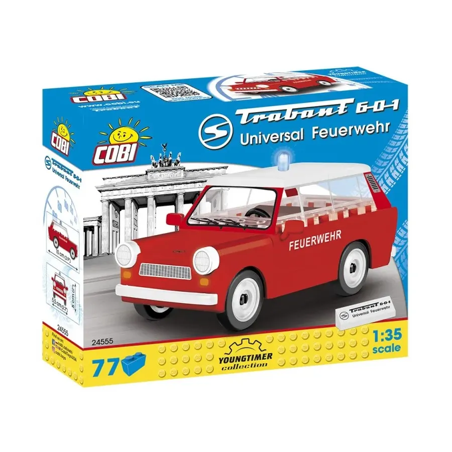 Klocki Youngtimer Trabant 601 Universal Feuerwehr